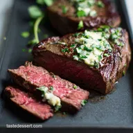 Juicy Sirloin Top Steak Garlic Herb Butter Perfection