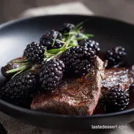PanSeared backstrap recipe Blackberry Port Wine Magic