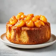 Peach Cobbler Pound Cake for 16 Slices