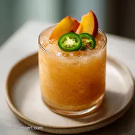 Peach Jalapeno Margarita in 20 Minutes
