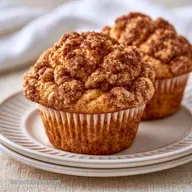 Peach Streusel Muffins for 12 Servings