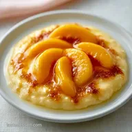 Peach Vanilla Custard for 8 Servings