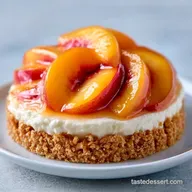 Peaches and Cream Dessert No Bake for 4