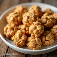 Peanut Butter Cornflake Clusters NoBake Bliss