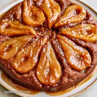 Pear Gingerbread Cake for 8 Slices