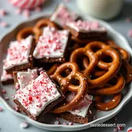 Peppermint Bark Pretzels Easy Christmas Treat
