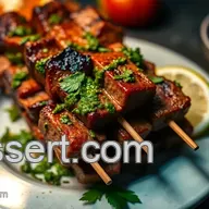 Juicy Grilled Flat Meat Skewers: My Go-To Chimichurri Delight