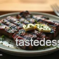 Perfectly Grilled Sirloin Steak with Herb Butter Recipe