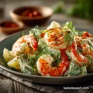 The Ultimate Proper Shrimp Salad with Dill Zesty Creamy