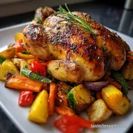 High Protein Low Calorie Meal Easy Recipe with Roasted Chicken