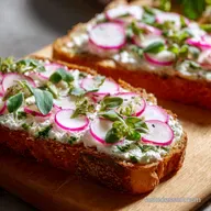 Radish Herb Tartines An Easy French Breakfast Treat