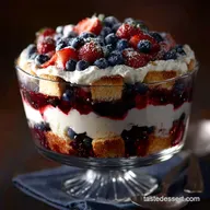 Red White and Blueberry Trifle: The Ultimate Layered Summer Dessert