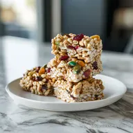 Chewy Rice Krispies Trail Mix Bars in 20 Mins