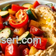 Easy Roast Veggies & Hummus Delightful Appetizer: A Family Favorite!