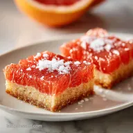 Ruby Red Grapefruit Bars: Zesty and Silky