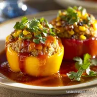 Santa Fe Turkey Stuffed Peppers: Healthy, Southwest-Style Dinner