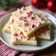 Santas Little Helper White Chocolate Peppermint Bark Recipe