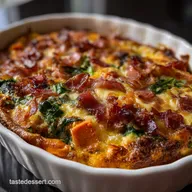 Breakfast Casserole: Savory Whole30 Prosciutto Bake