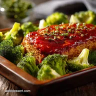 Sheet Pan Turkey Meatloaf and Broccoli Quick Healthy Weeknight Dinner