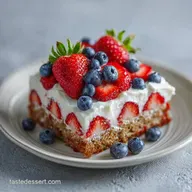 Simple 4th of July Cake: Party-Ready