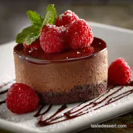 Skinny Chocolate Raspberry Cheesecake: Velvety, Guilt-Free Delight
