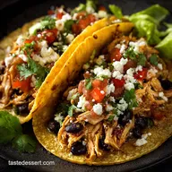 Slow Cooker Chicken Black Bean Tacos: Faff-Free Weeknight Dinner