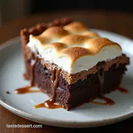 Ultimate Smores Brownie Pie Fudgy Toasted