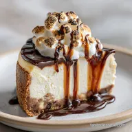 Smores Cheesecake: Toasted Meringue in 1h 45min
