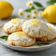 Soft Chewy Lemon Cookies in 25 Minutes