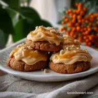 Pumpkin Cookies with Caramel Frosting: Chewy Spiced Bliss