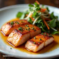 Soy Salmon Steak with Sambal Salad A Taste of the Tropics