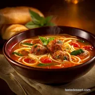 Spaghetti and Meatball Soup - Nonnas Ultimate Hearty Comfort Food