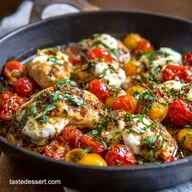 Caprese Chicken Skillet 40Minute OnePan Weeknight Dinner