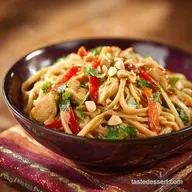 Peanut Noodles With Chicken: Speedy Satay-Style Recipe