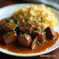 Easy Instant Pot Beef Tips with Brown Gravy Under an Hour