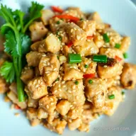Speedy Ground Chicken Stir Fry Sesame Ginger Delight