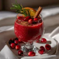 Festive Xmas Drink Christmas Cocktail to Spark Joy with Spiced Cranberry