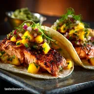 Salmon Tacos: Pan-Seared Fillets with Zesty Mango Salsa
