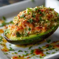 Spicy Crab Stuffed Avocado: Easy 30-Minute, Healthy Light Lunch