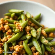 Spicy Garlic Edamame: Crispy "Popcorn" Snack!
