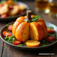 How to Make My Famous Pumpkin Shaped Cheese Ball Easy NoBake Recipe