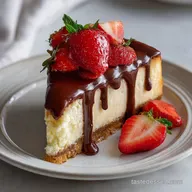 Chocolate Covered Strawberry Cheesecake Recipe