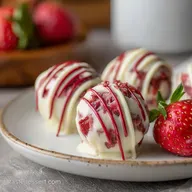 Strawberry Cheesecake Truffles with White Chocolate in 90 Minutes