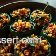 Irresistible Stuffed Pasilla Peppers with Quinoa & Black Beans