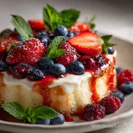 Summer Berry Poke Cake Ready in 30 Min