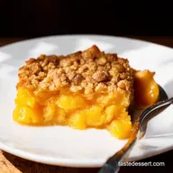 Peach Crisp Recipe Dinner Grandmas Easy AllAmerican Treat