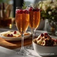 Thanksgiving Champagne Cocktail 6 Steps to: Tart Clove Reduction