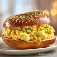 Egg Sandwich on a Bagel: Master the Creamy Scrambled Egg Technique