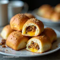 Fluffy MakeAhead Breakfast Rolls Savoury Cheese Bacon