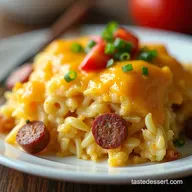 My Cheesy Sausage Breakfast Hashbrown Casserole Recipe